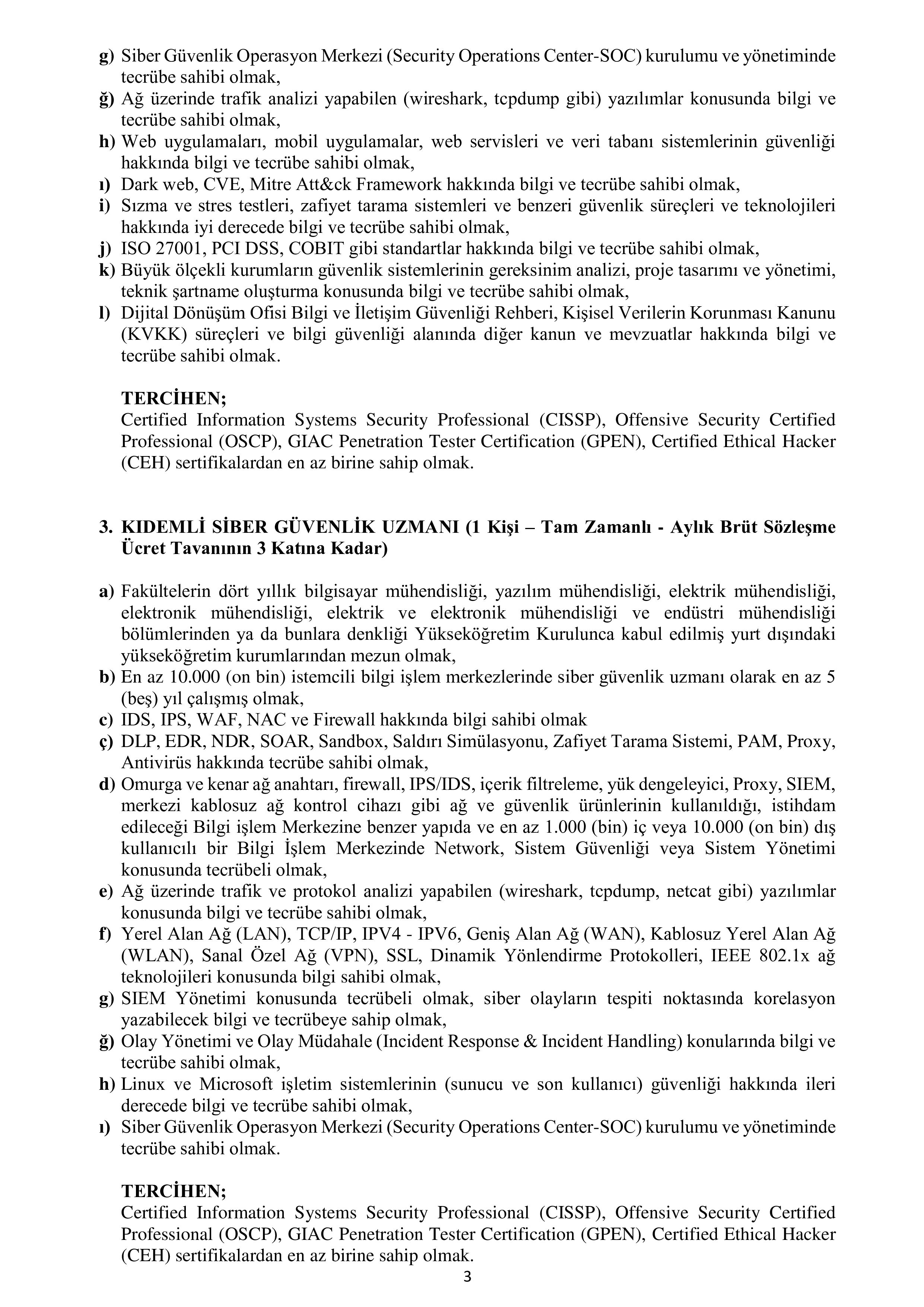 İlan İçeriği Sayfa 3 İÇİŞLERİ BAKANLIĞI 16 ALACAK ( 20 Ekim - 26 Ekim) İlan İçeriği Sayfa 3