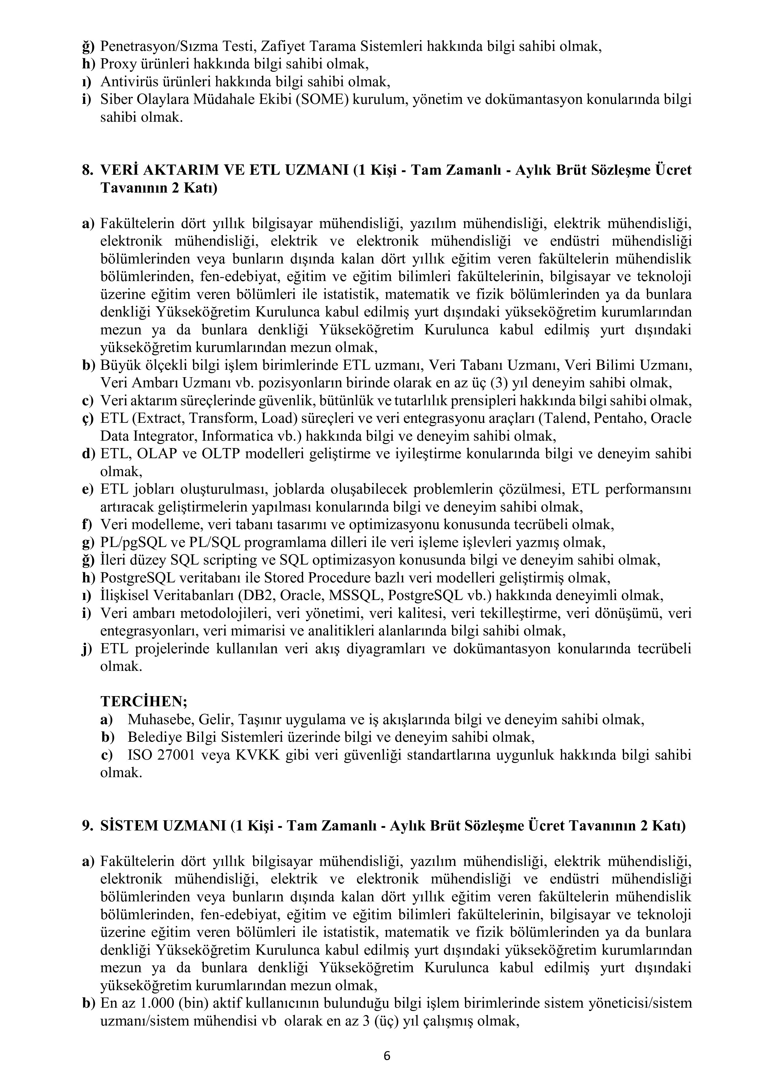 İlan İçeriği Sayfa 6 İÇİŞLERİ BAKANLIĞI 16 ALACAK ( 20 Ekim - 26 Ekim) İlan İçeriği Sayfa 6