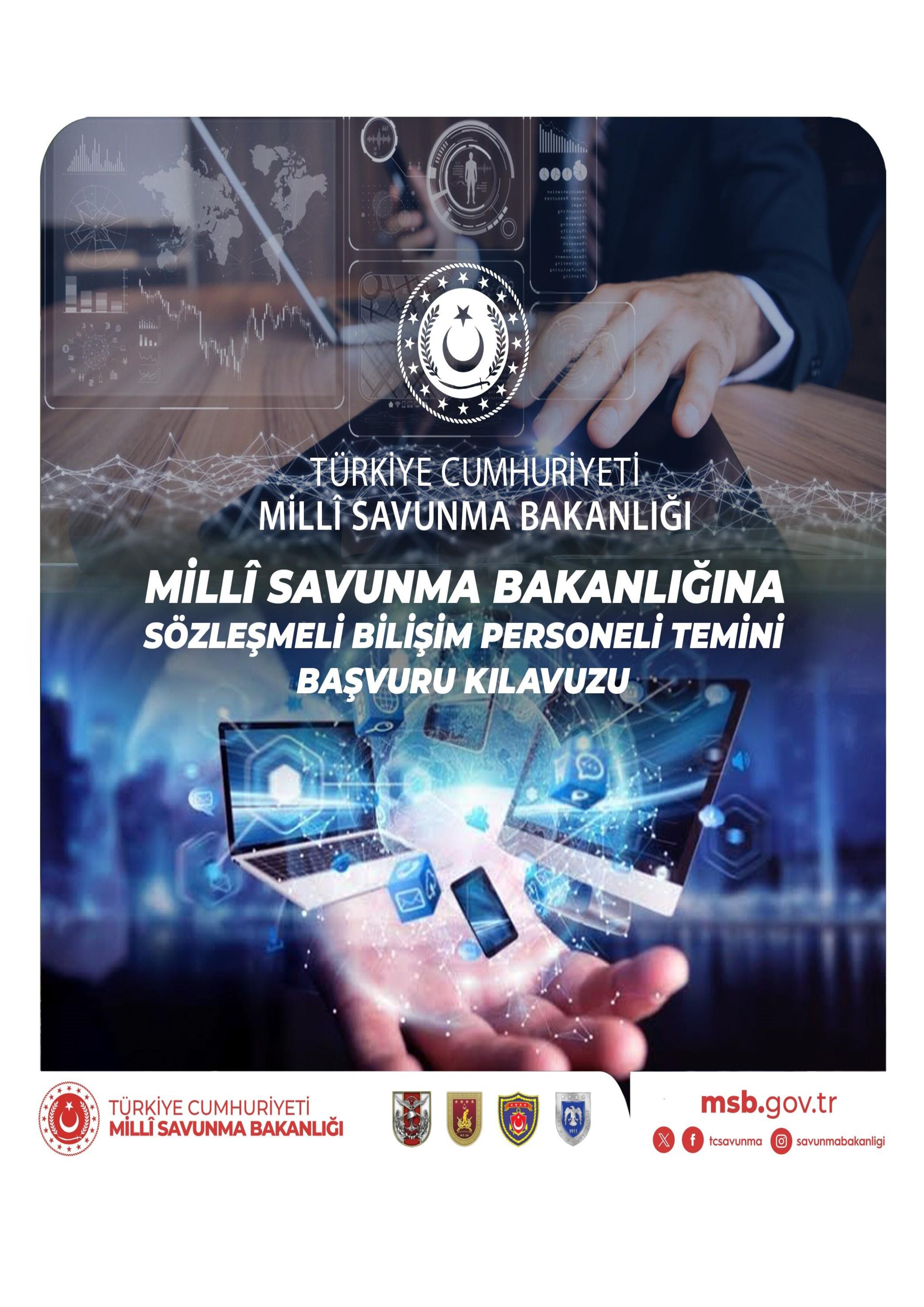 MİLLİ SAVUNMA BAKANLIĞI MİLLÎ SAVUNMA BAKANLIĞI SÖZLEŞMELİ BİLİŞİM PERSONELİ TEMİNİ ( 17 Nisan - 4 Mayıs) İlan İçeriği Sayfa 1