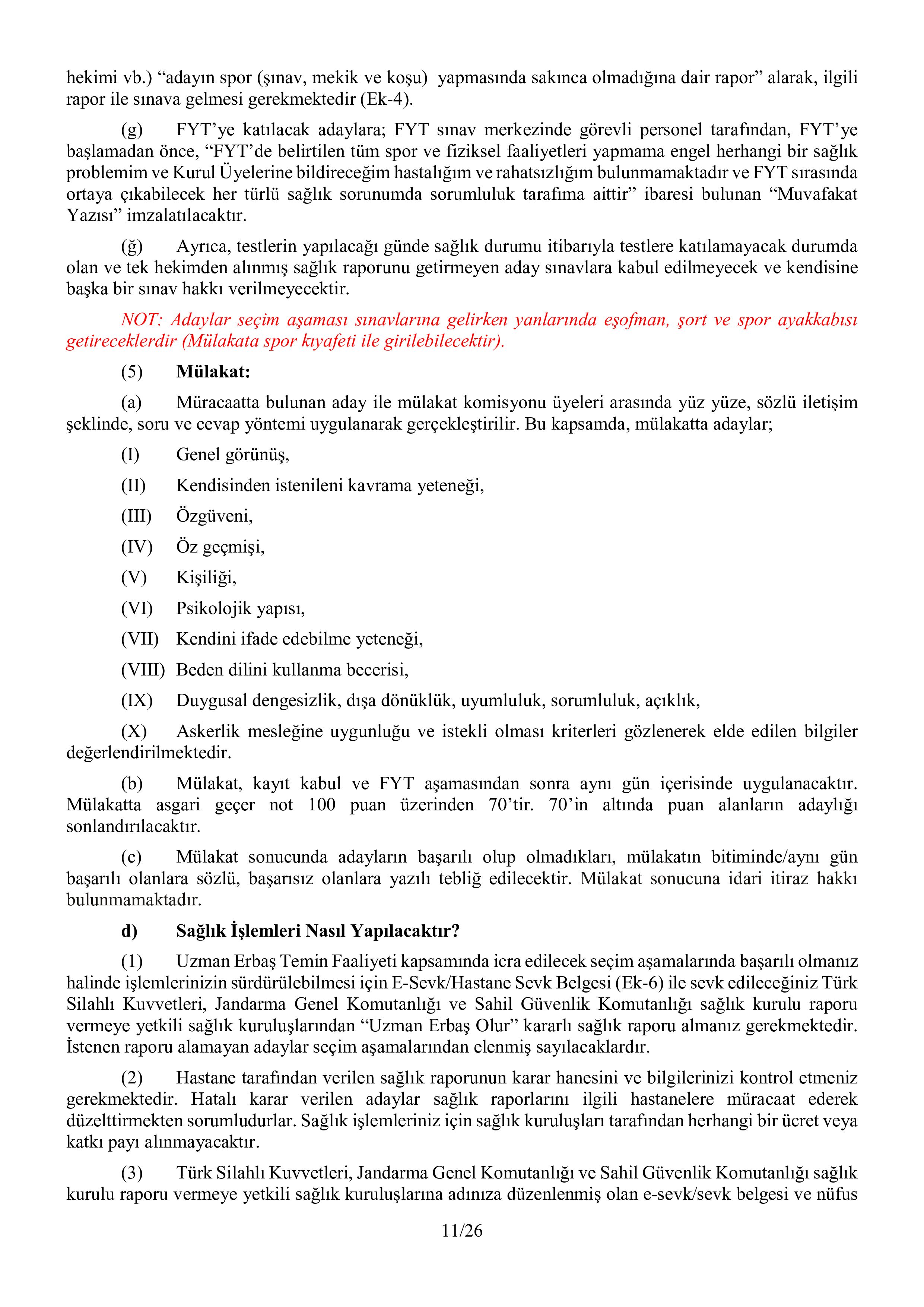İlan İçeriği Sayfa 14 MİLLİ SAVUNMA BAKANLIĞI 2026 YILI KARA KUVVETLERİ KOMUTANLIĞI UZMAN ERBAŞ VE SÖZLEŞMELİ ER TEMİNİ ( 2 Ocak - 18 Ocak) İlan İçeriği Sayfa 14
