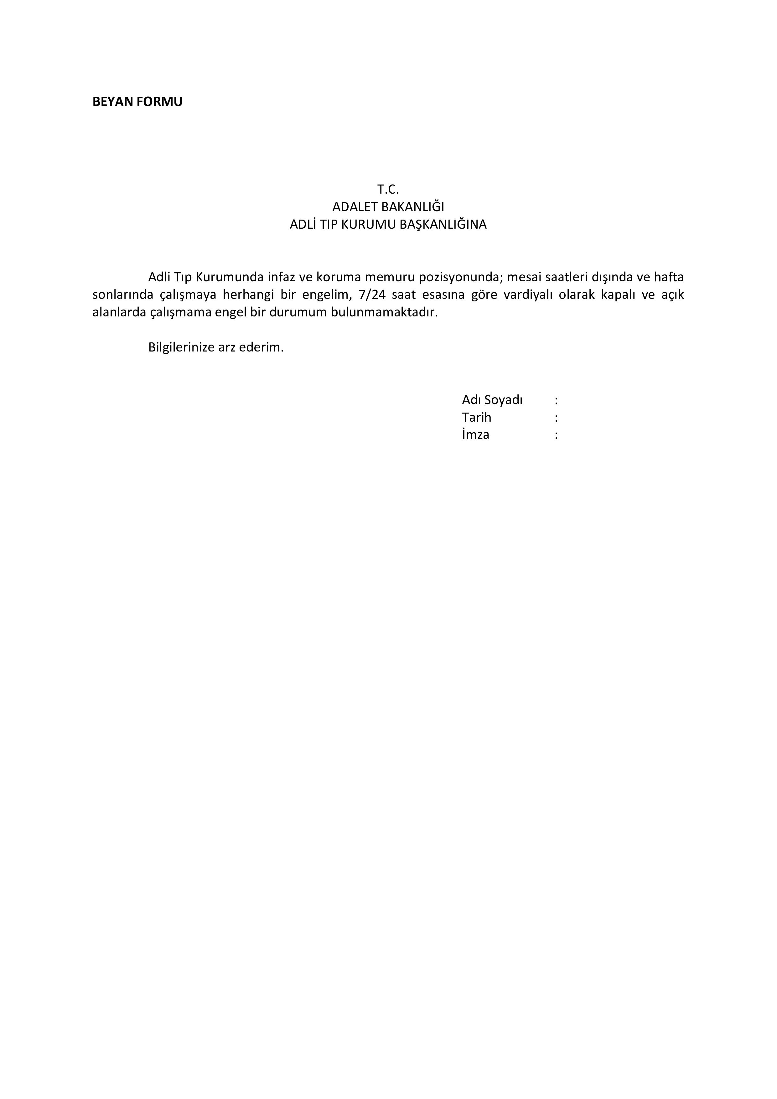 ADLİ TIP KURUMU BAŞKANLIĞI 85 SÖZLEŞMELİ PERSONEL ALACAK ( 23 Ekim - 5 Kasım) İlan İçeriği Sayfa 6