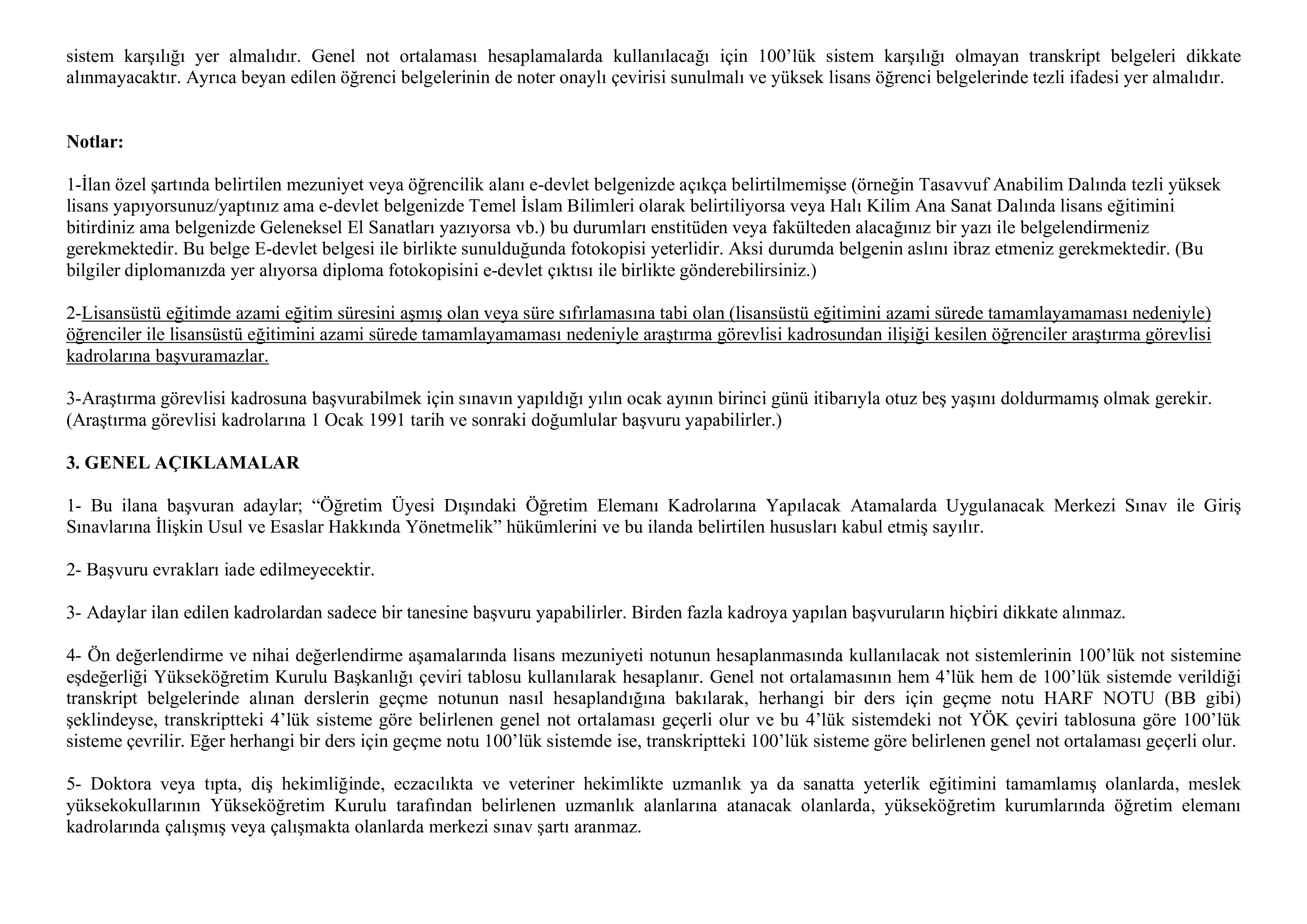 İlan İçeriği Sayfa 3 AFYON KOCATEPE ÜNİVERSİTESİ 33 ÖĞRETİM ÜYESİ ALACAK ( 20 Mayıs - 10 Haziran) İlan İçeriği Sayfa 3