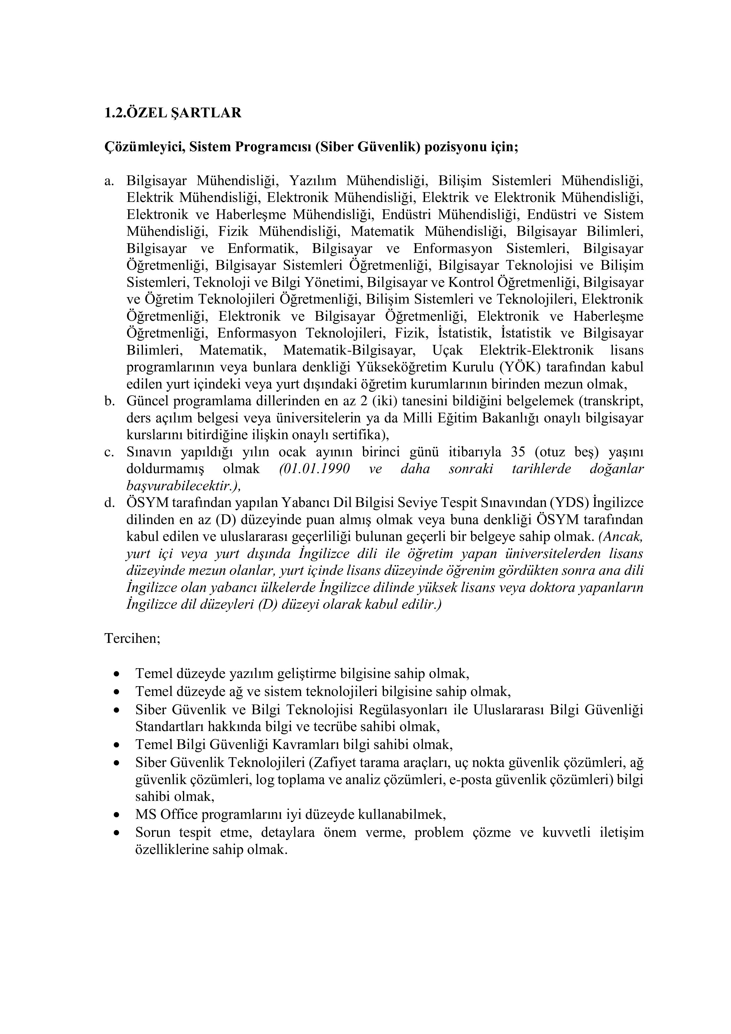 İlan İçeriği Sayfa 2 TÜRKİYE İSTATİSTİK KURUMU BAŞKANLIĞI 10 SÖZLEŞMELİ PERSONEL ALACAK ( 27 Ekim - 10 Kasım) İlan İçeriği Sayfa 2