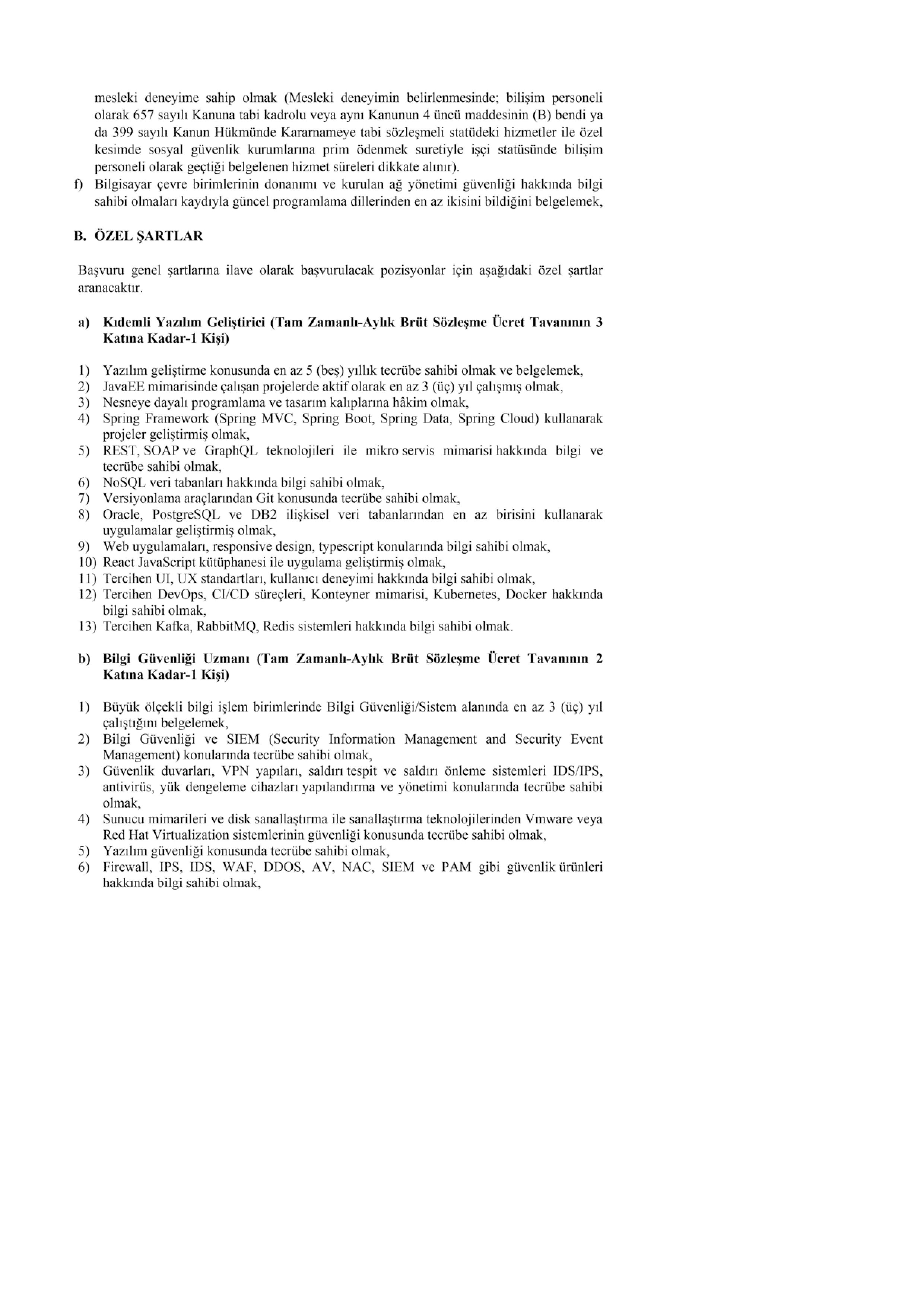 İNÖNÜ ÜNİVERSİTESİ 4  ALACAK ( 3 Kasım - 17 Kasım) İlan İçeriği Sayfa 2