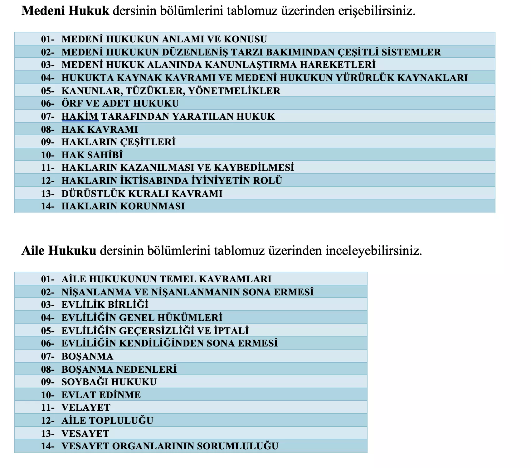 1- medeni hukuk ders notu