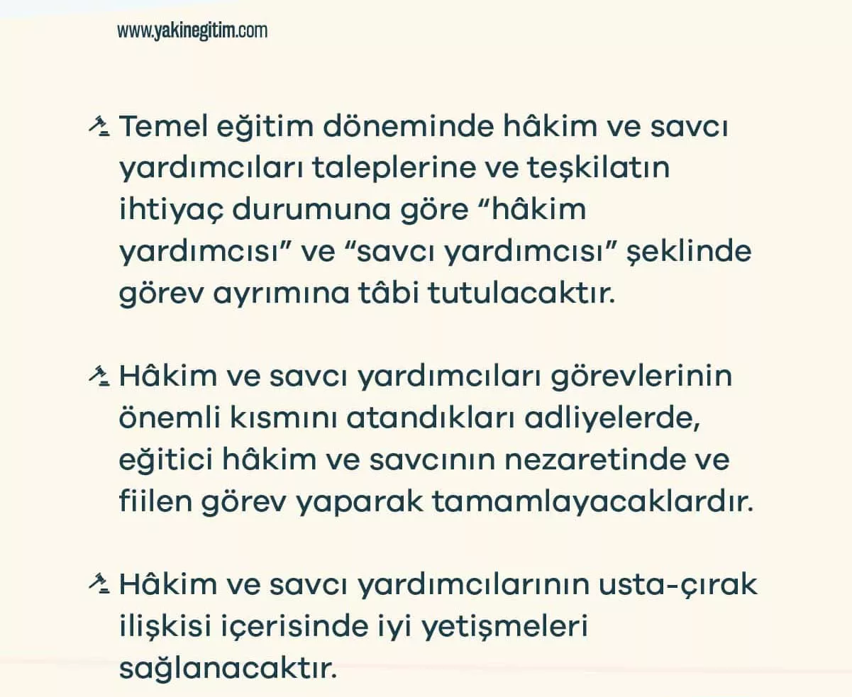 5- hakim savcı yardımcılığı kanun teklifi