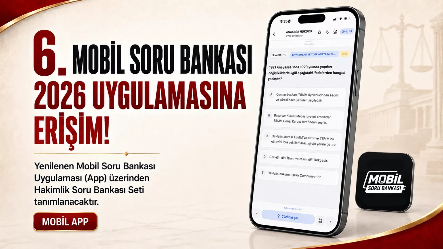 adli hakimlik kampı mobil soru bankası