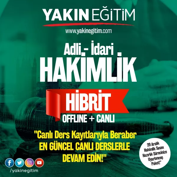 adli-idari hakimlik kursu