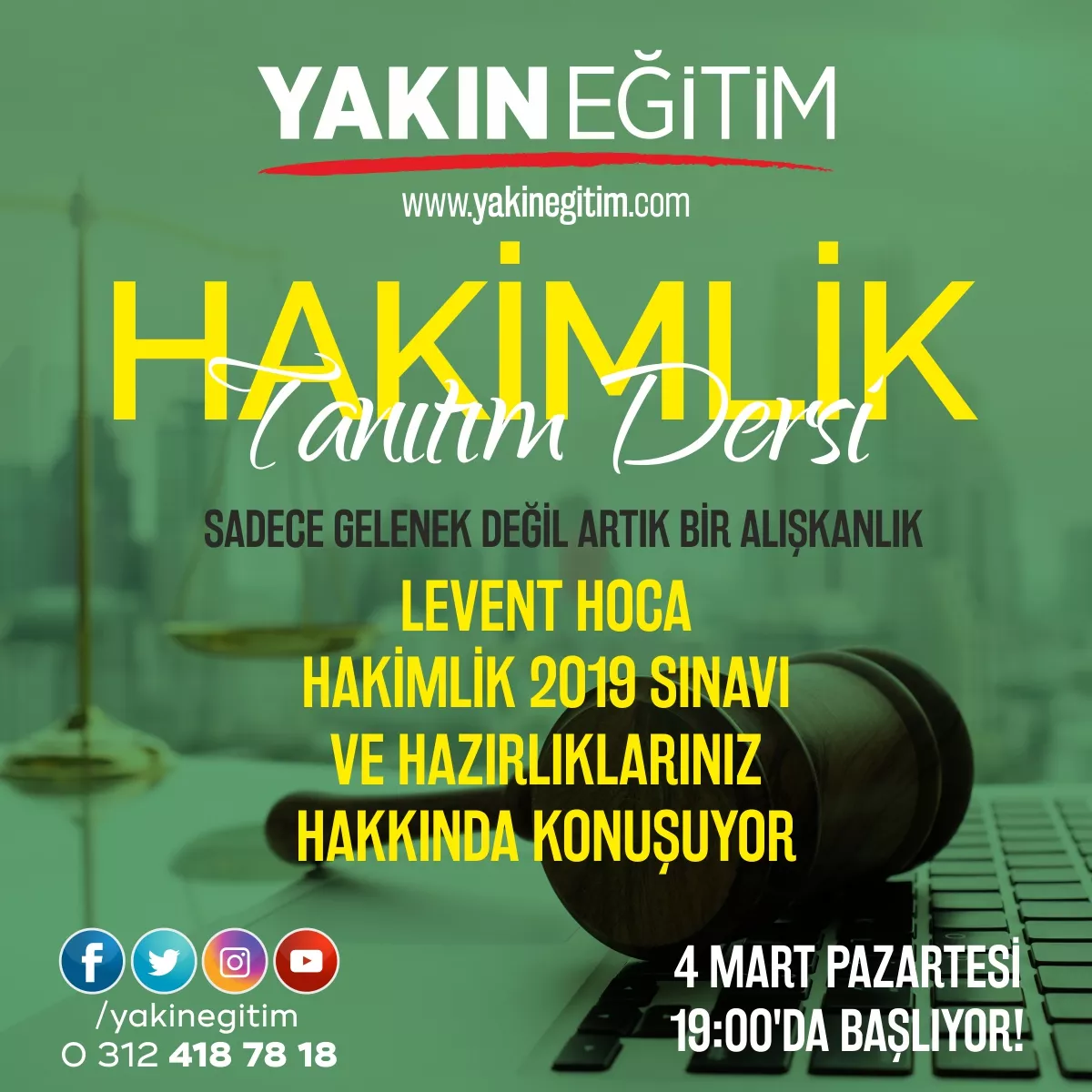 excel satır no 3 - levent hoca hakimlik tanıtım-