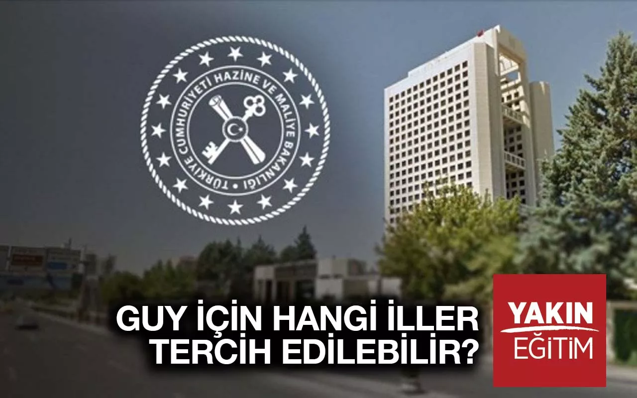 GUY İL TERCİHLERİ