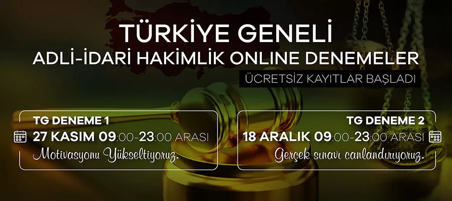 hakimlik 2021 türkiye geneli deneme adli idari