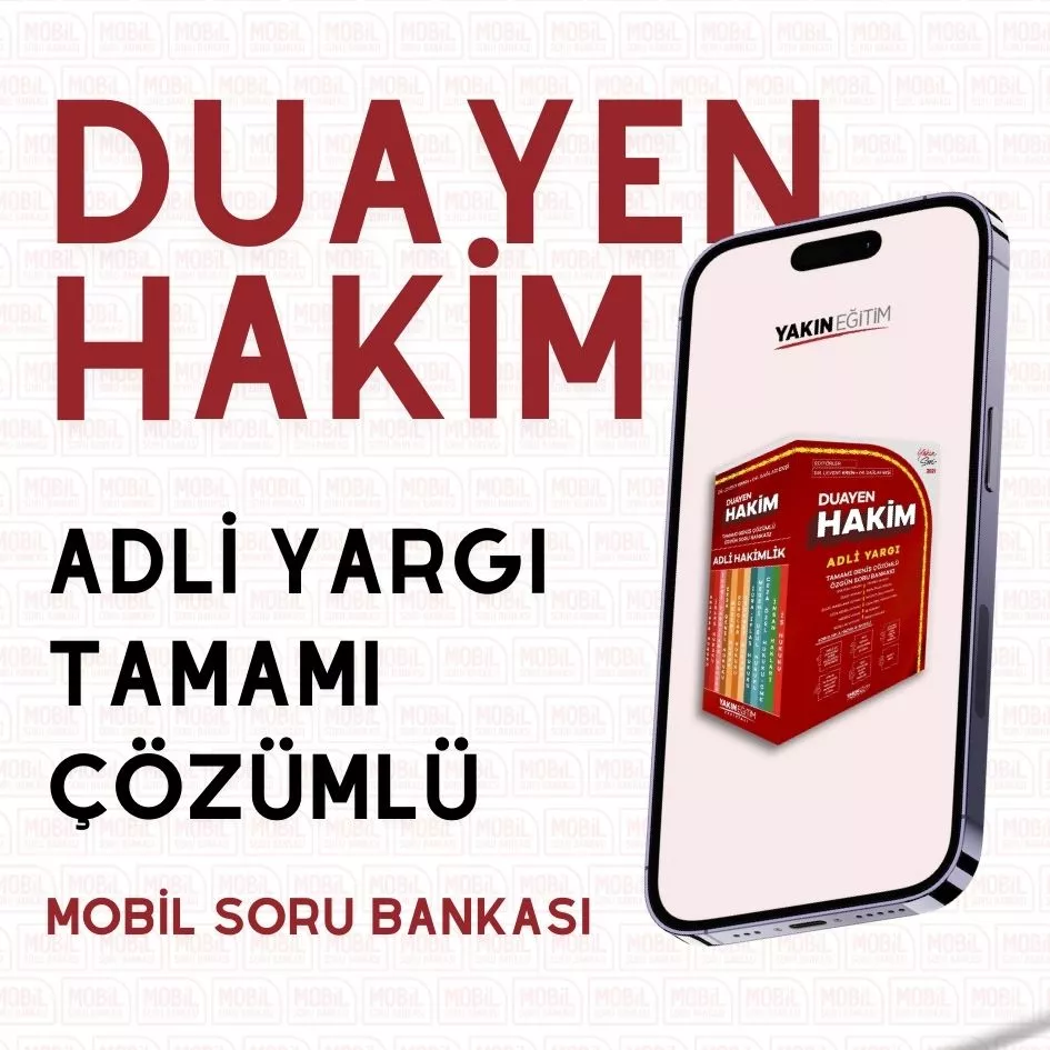 HAKİMLİK ADLİ YARGI MOBİL SORU BANKASI