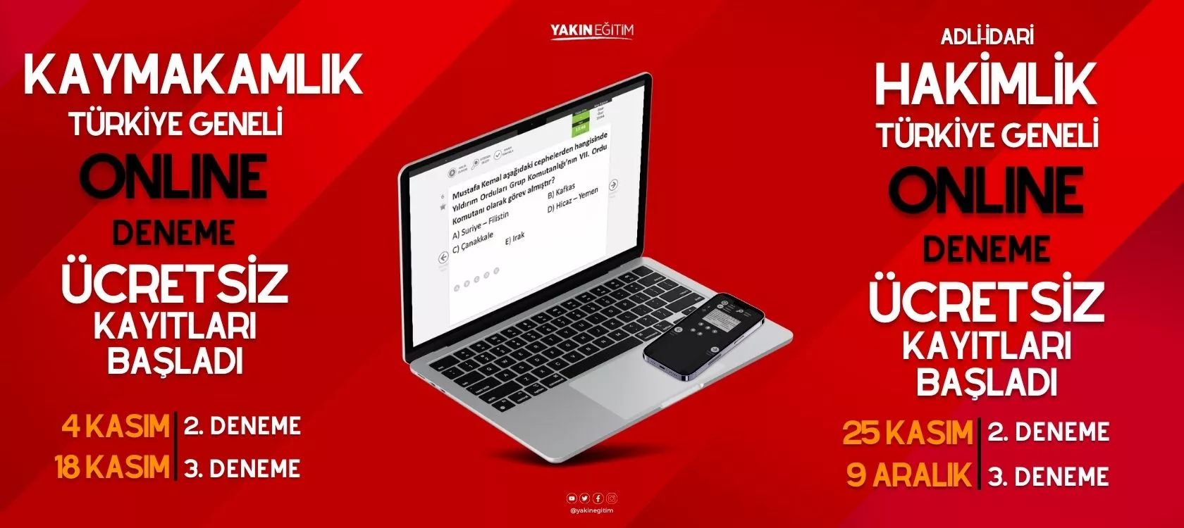 hakimlik deneme kaymakamlık deneme