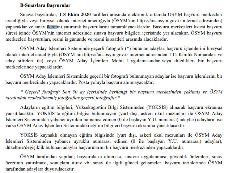 hakimlik sınavı başvuru ücreti 1