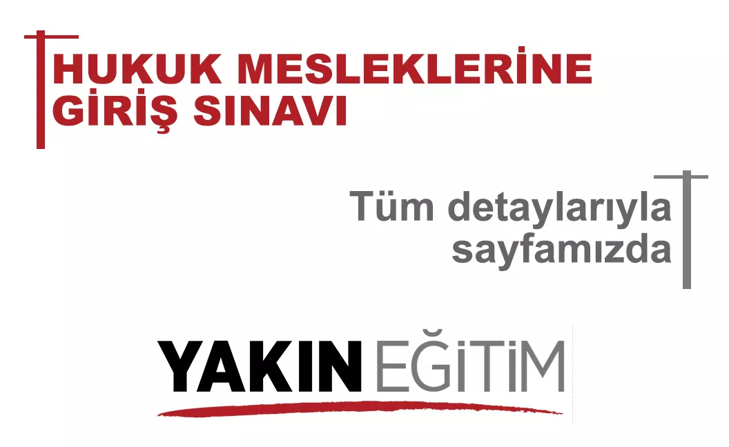 hukuk mesleklerine giriş sınavı detayları