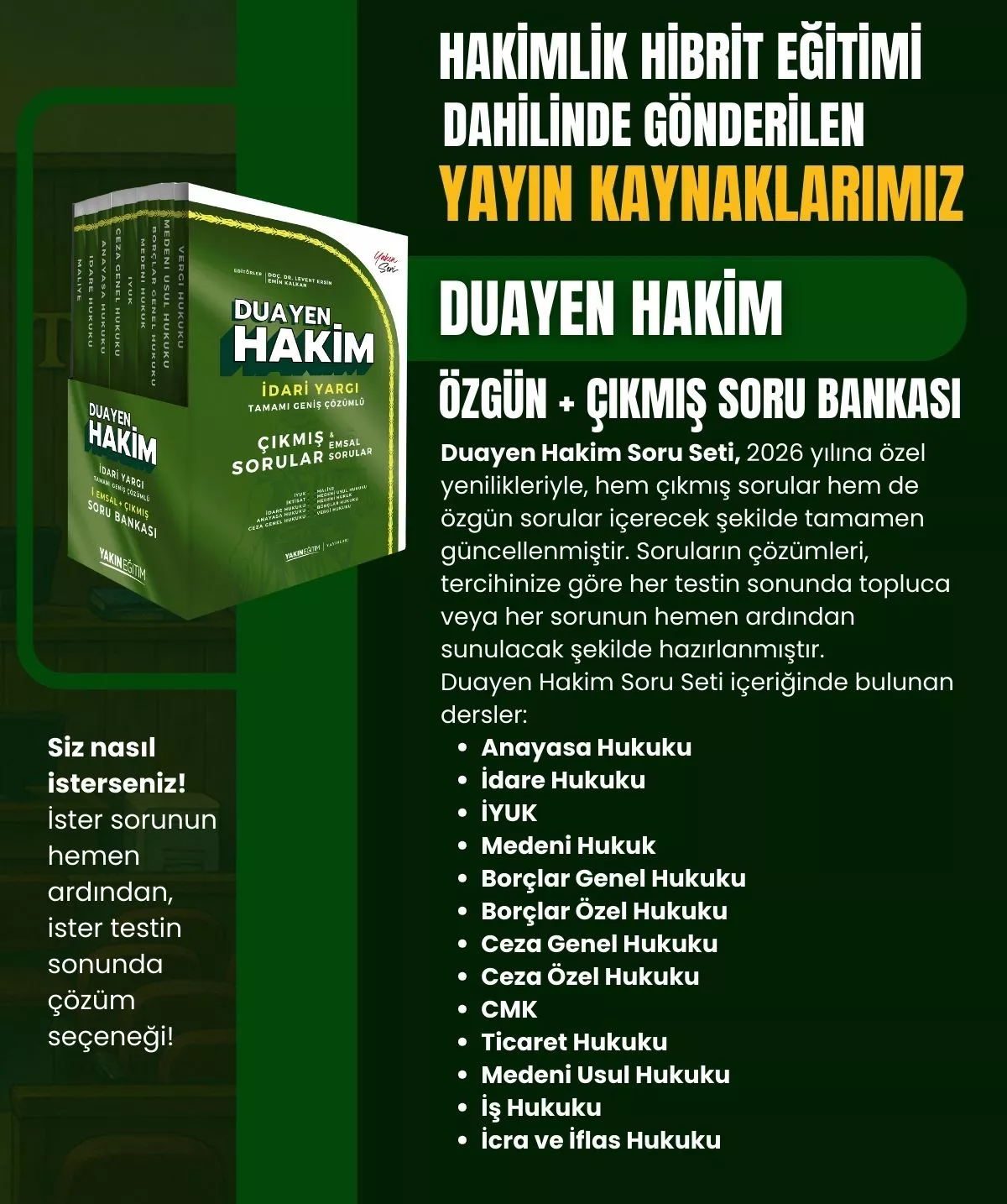 idari hakimlik hibrit soru bankası