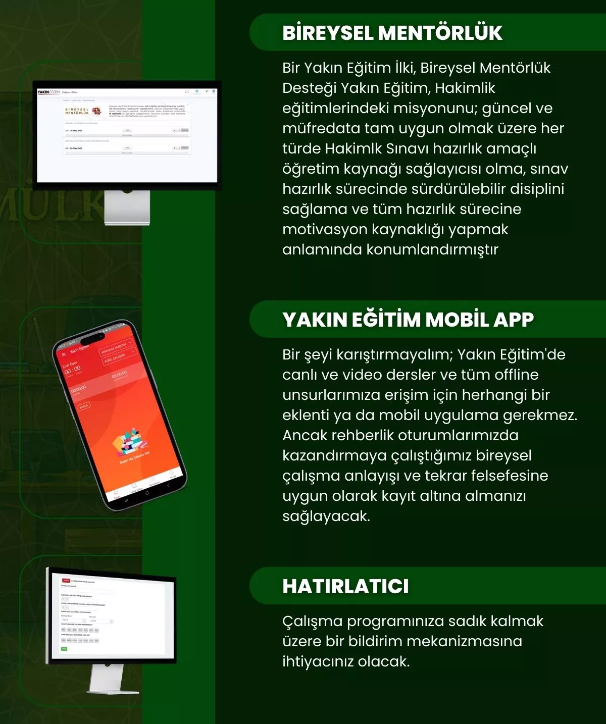 idari hakimlik kursu hibrit rehberlik