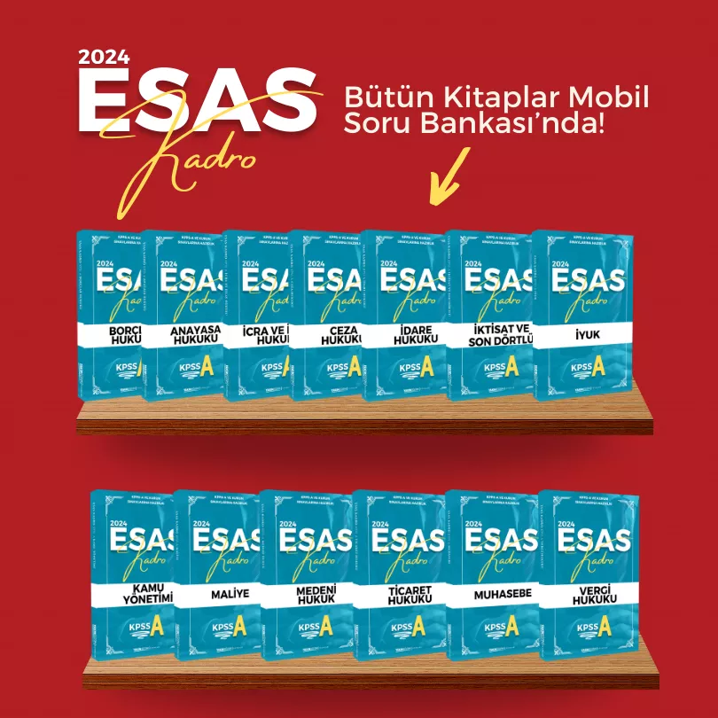 KPSS-A ESAS KADRO SORU BANKASI