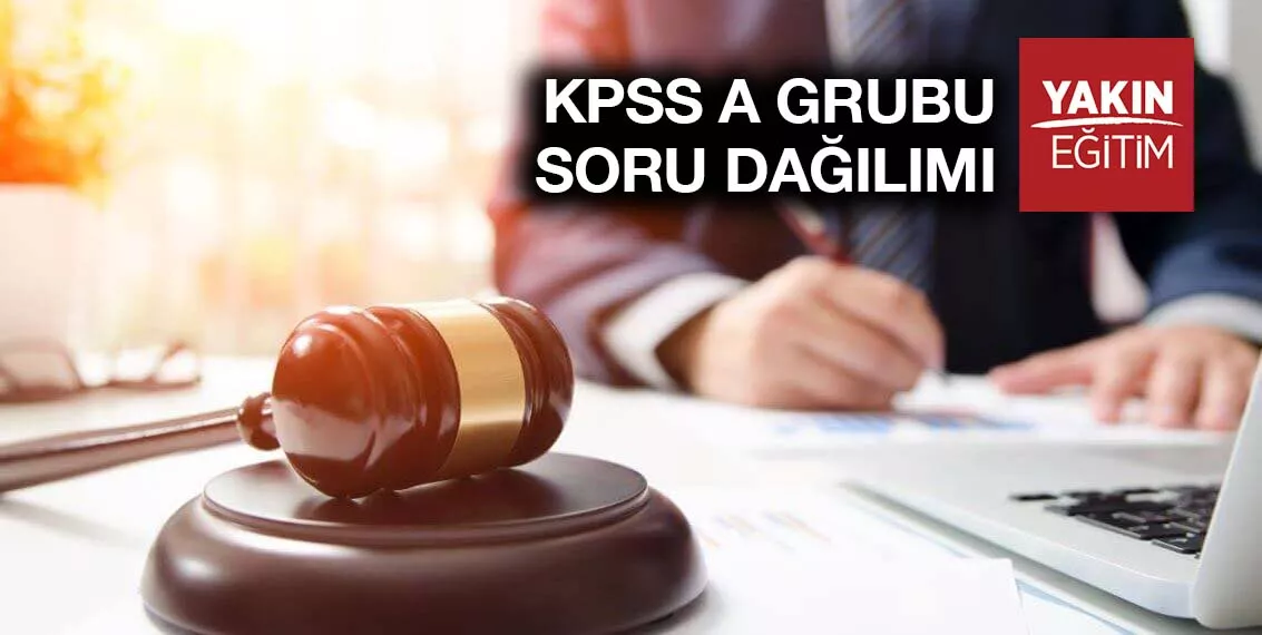 KPSS A GRUBU SORU DAĞILIMI