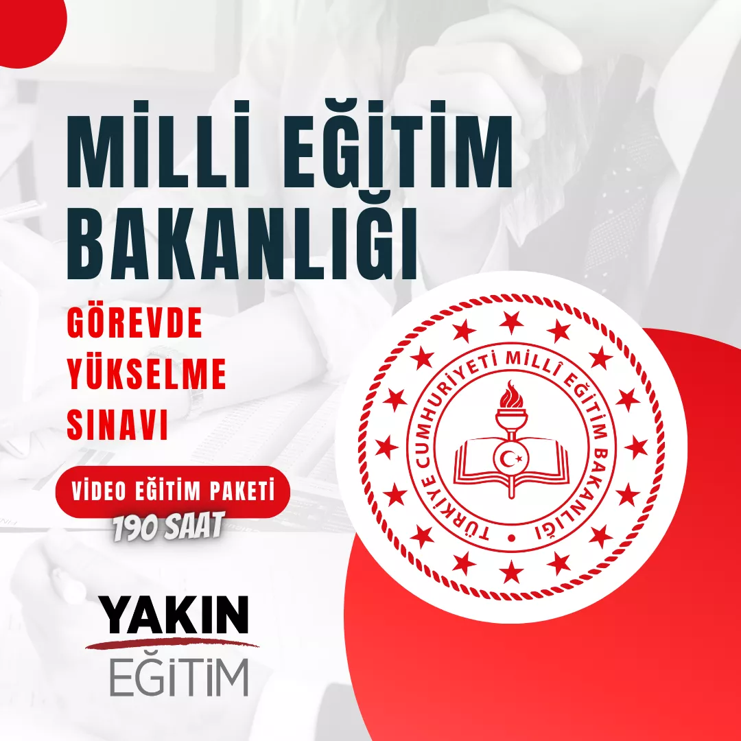milli eğitim bakanlığı görevde yükselme sınavı uzaktan eğitim meb uzaktan eğitim gys
