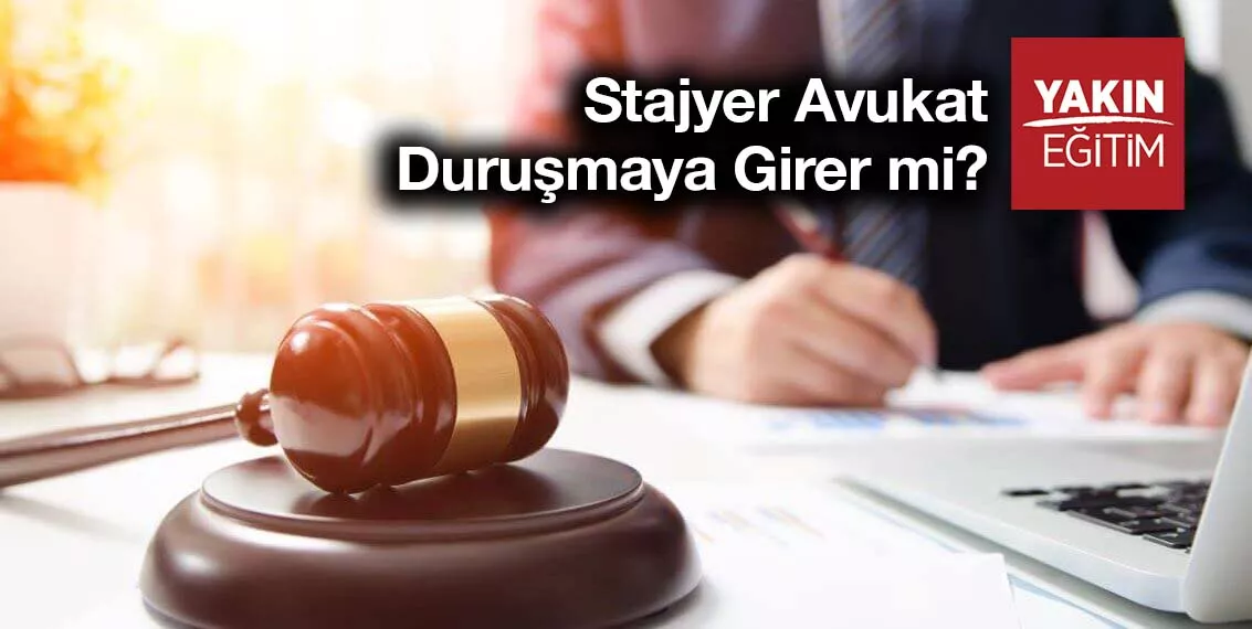 Stajyer Avukat Duruşmaya Girer mi