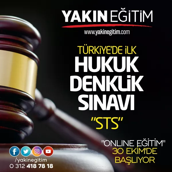 STS Kursu - Uzaktan Eğitim - Hukuk
