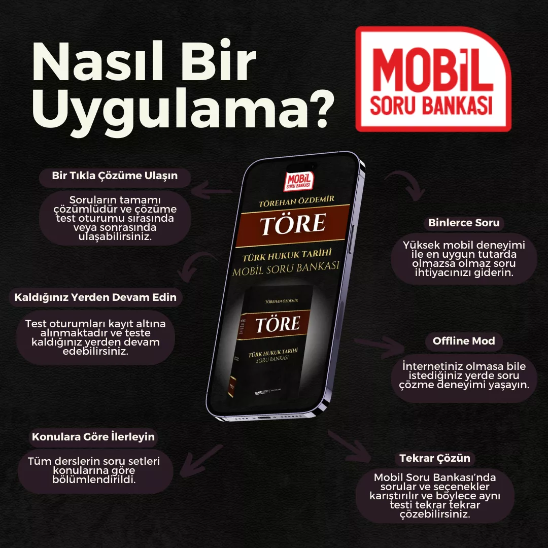 törehan özdemir -türk hukuk tarihi soru bankası mobil soru bankası