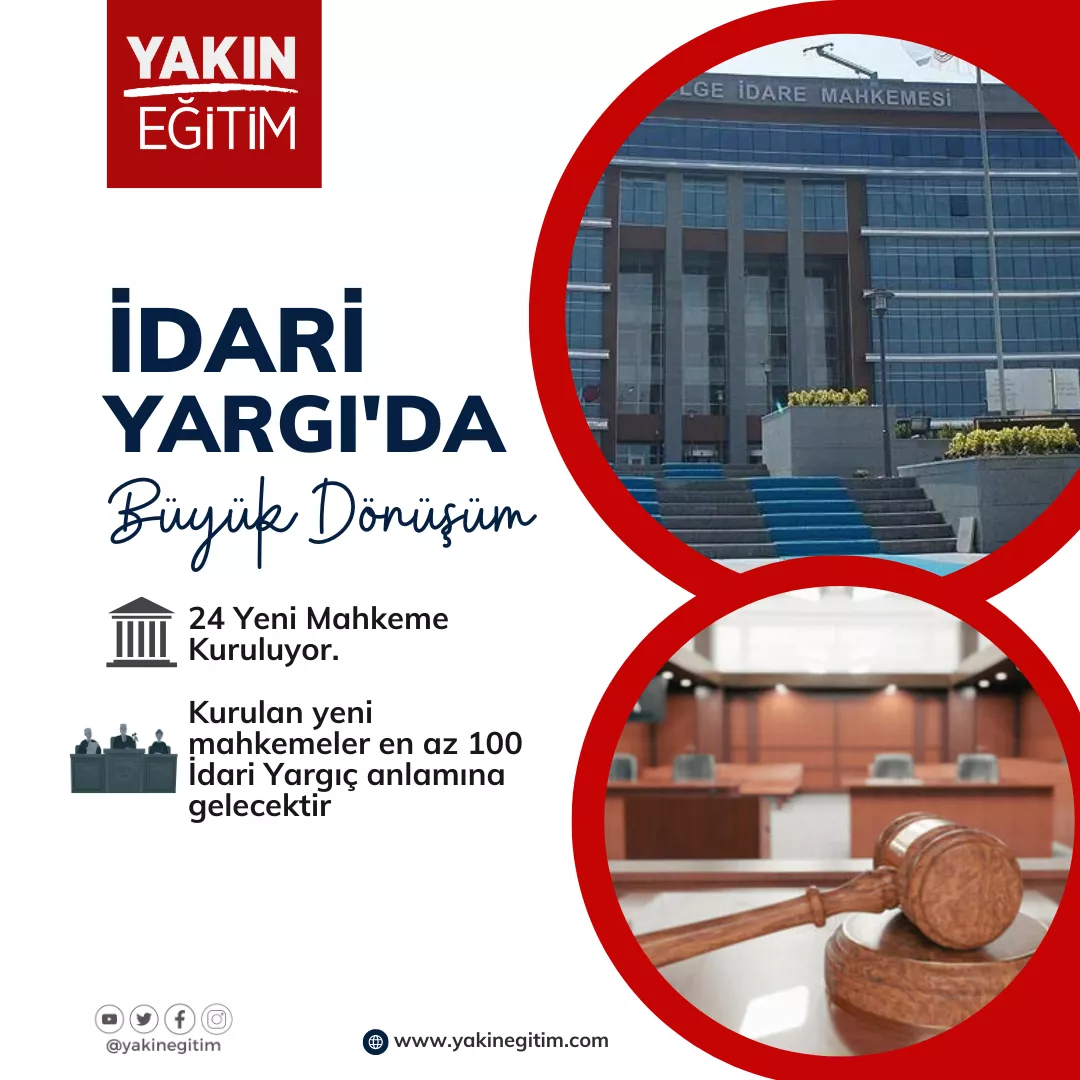YENİ İDARE MAHKEMELERİ KURULUYOR