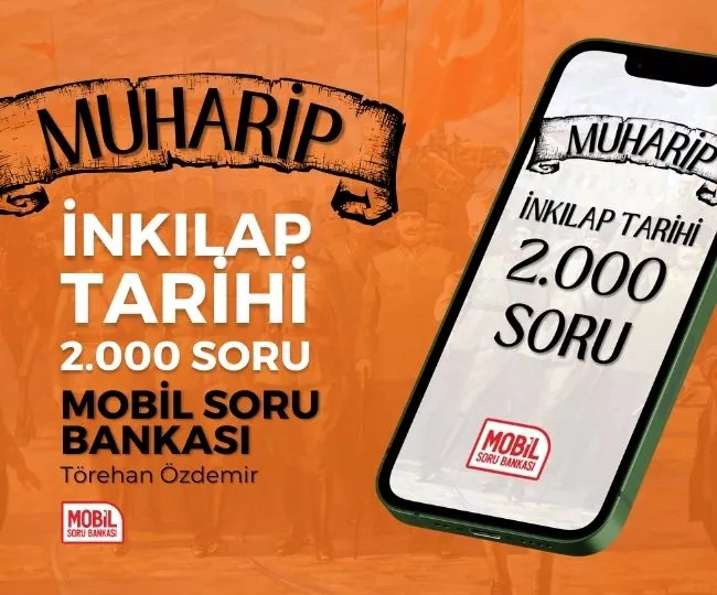 MUHARİP İNKILAP TARİHİ(TÖREHAN ÖZDEMİR)-2.000 SORU MOBİL SB