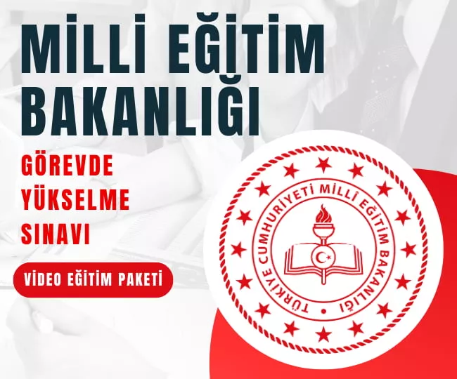 MEB ŞUBE MÜDÜRLÜĞÜ GÖREVDE YÜKSELME SINAVI|UZAKTAN EĞİTİM