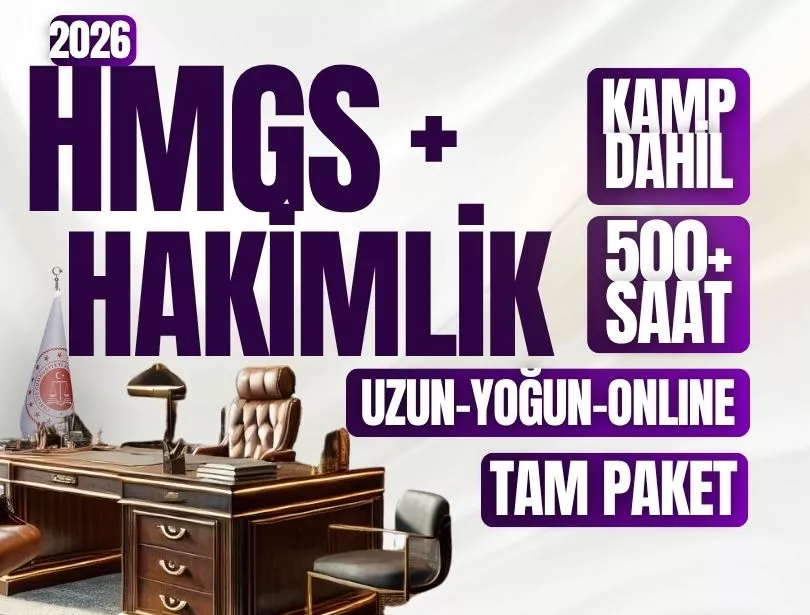 2026 HMGS + HAKİMLİK UZAKTAN EĞİTİM PAKETİ
