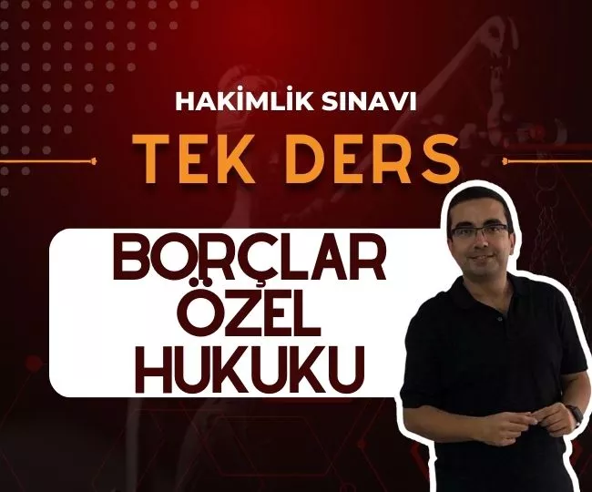 BORÇLAR ÖZEL HUKUKU TEK DERS VİDEO EĞİTİM PAKETİ