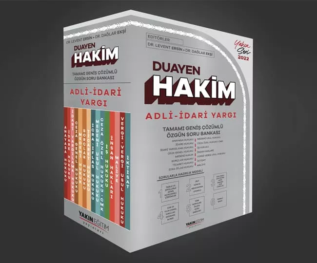 DUAYEN HAKİM ADLİ - İDARİ YARGI SORU BANKASI SETİ