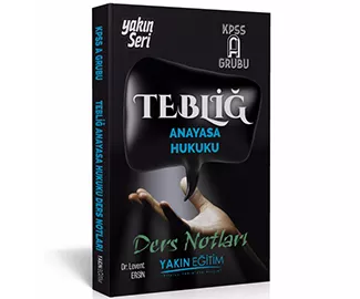 TEBLİĞ ANAYASA HUKUKU DERS NOTLARI
