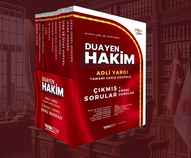 DUAYEN HAKİM ÇIKMIŞ & EMSAL ADLİ YARGI SORU BANKASI SETİ