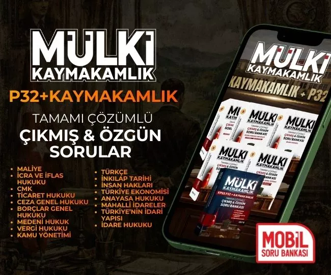KAYMAKAMLIK+P32 MÜLKİ SORU BANKASI - 2026