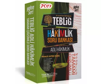 TEBLİĞ ADLİ HAKİMLİK SORU BANKASI