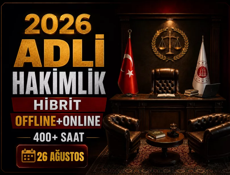 ONLINE ADLİ HAKİMLİK | ERKEN KAYIT