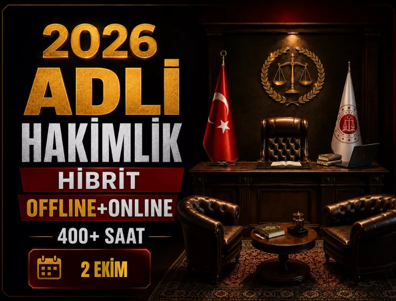 ONLINE ADLİ HAKİMLİK | ERKEN KAYIT