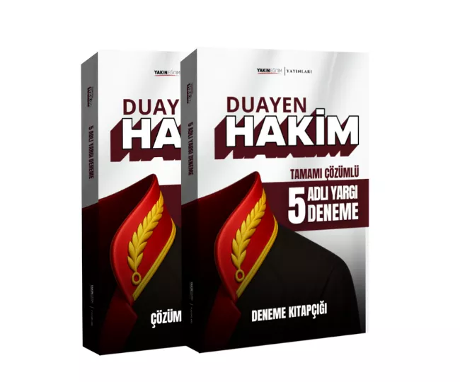 ADLİ HAKİMLİK DENEMELER - DUAYEN HAKİM 5 DENEME