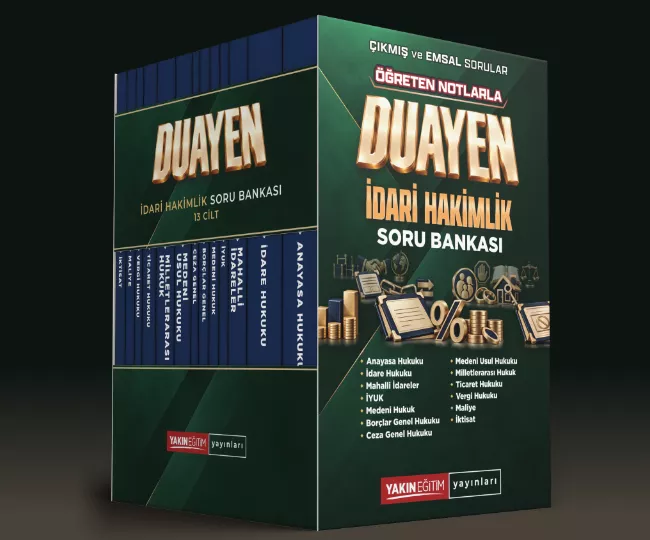 DUAYEN HAKİM ÇIKMIŞ & EMSAL İDARİ YARGI SORU BANKASI SETİ
