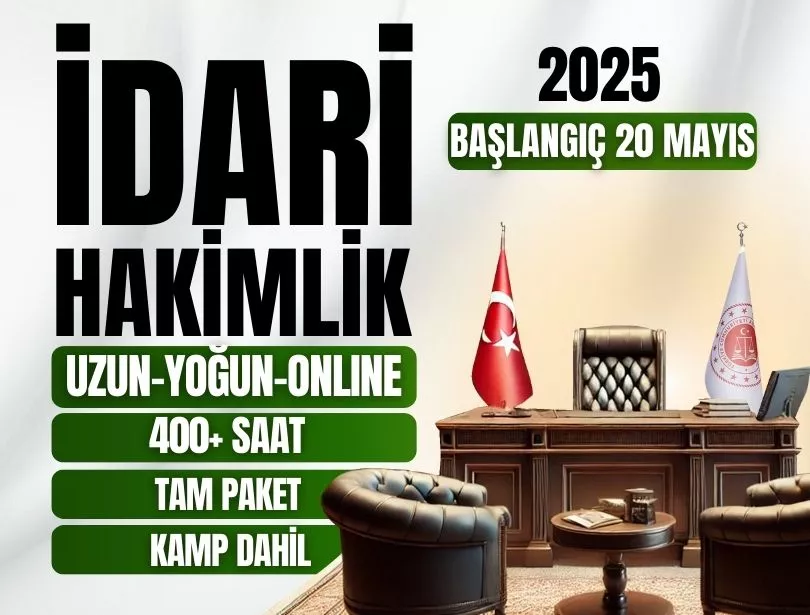 ONLINE İDARİ HAKİMLİK | ERKEN KAYIT