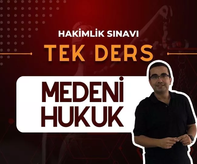 MEDENİ HUKUK TEK DERS VİDEO EĞİTİM PAKETİ