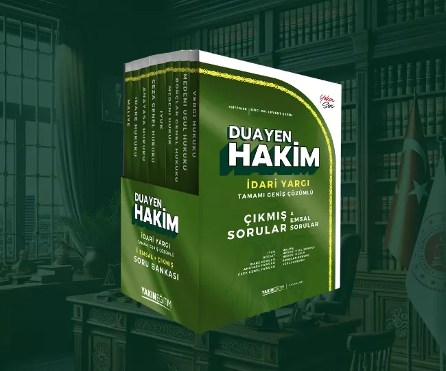 DUAYEN HAKİM ÇIKMIŞ & EMSAL İDARİ YARGI SORU BANKASI SETİ