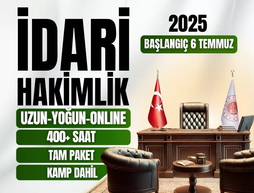 ONLINE İDARİ HAKİMLİK | ERKEN KAYIT