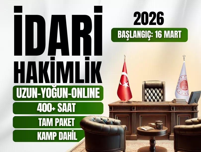 ONLINE İDARİ HAKİMLİK | ERKEN KAYIT