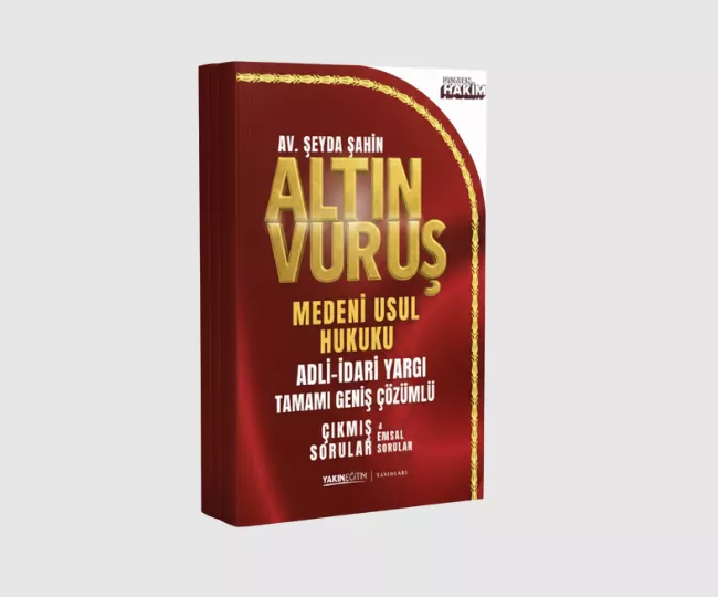 ALTIN VURUŞ HMK SORU BANKASI (ŞEYDA ŞAHİN)