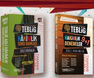 TEBLİĞ ADLİ HAKİMLİK SORU BANKASI VE DENEME SETİ