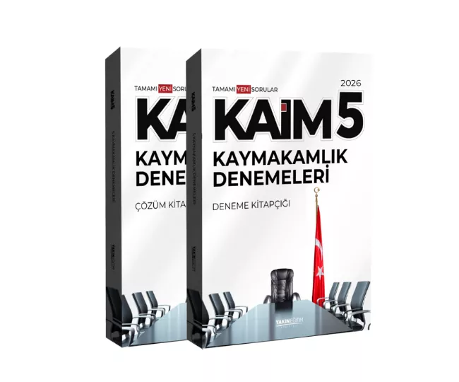 KAİM 5 KAYMAKAMLIK 5 DENEME - 2026
