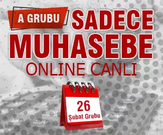 SADECE MUHASEBE- ONLINE KPSS A 